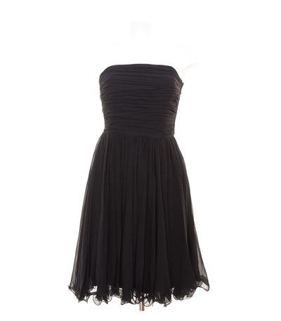 LAUREL II NIGHT Damen Kleid Korsettkleid Gr. 38 Schwarz Seide