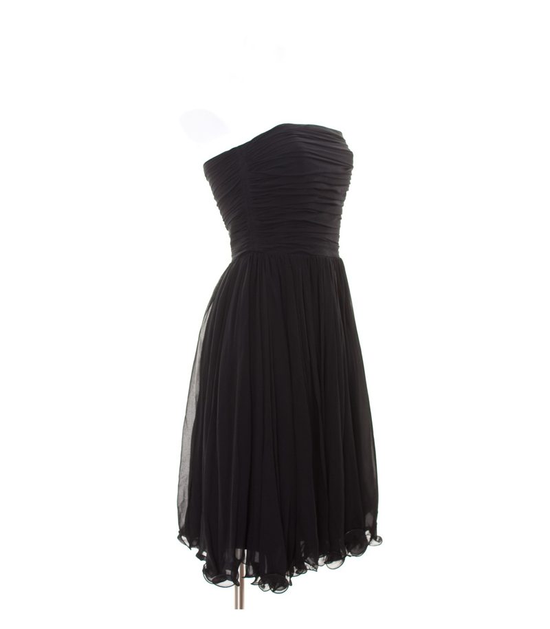 LAUREL II NIGHT Damen Kleid Korsettkleid Gr. 38 Schwarz Seide – Foto 2