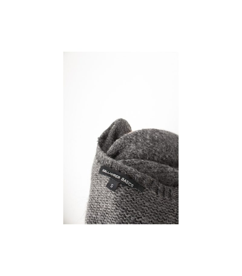 HALLHUBER Damen Strickjacke Strickmantel Cardigan Kid Gr. S Grau Mohair – Foto 6