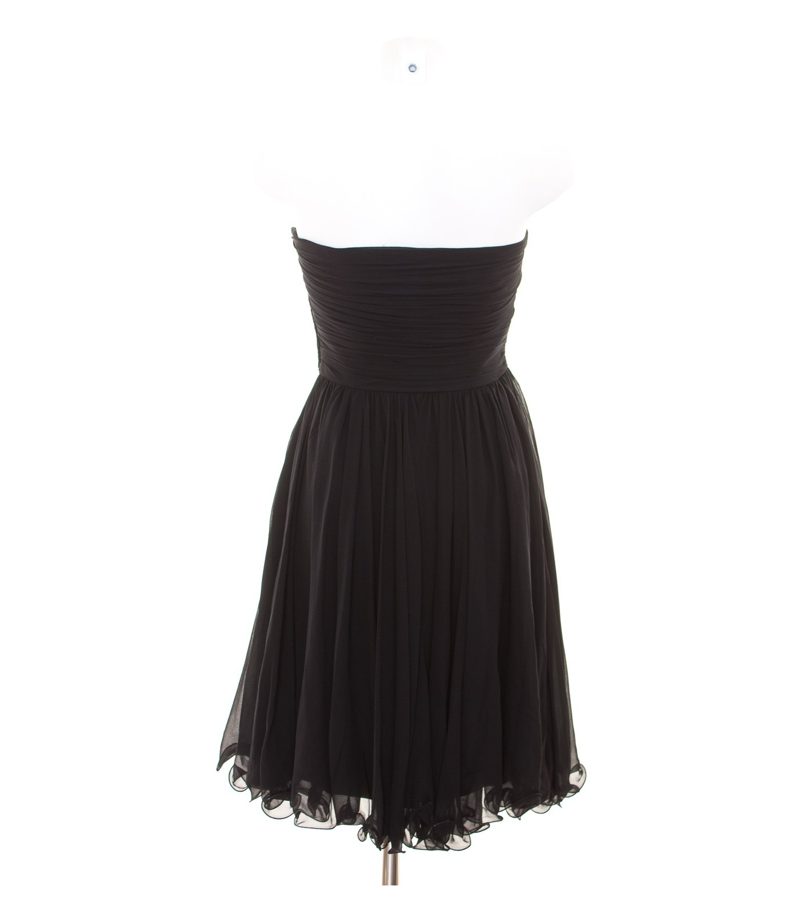 LAUREL II NIGHT Damen Kleid Korsettkleid Gr. 38 Schwarz Seide – Foto 3