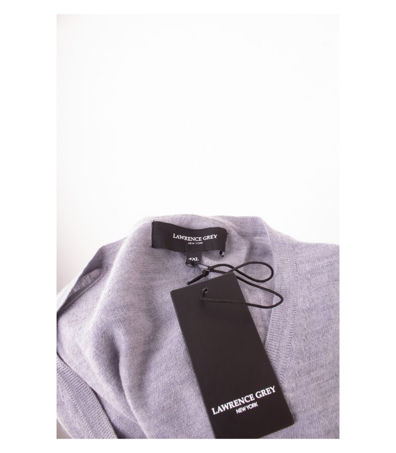 LAWRENCE GREY Herren Pullover Merinowolle Grau-Blau Gr. 4XL Wolle Neu – Foto 3