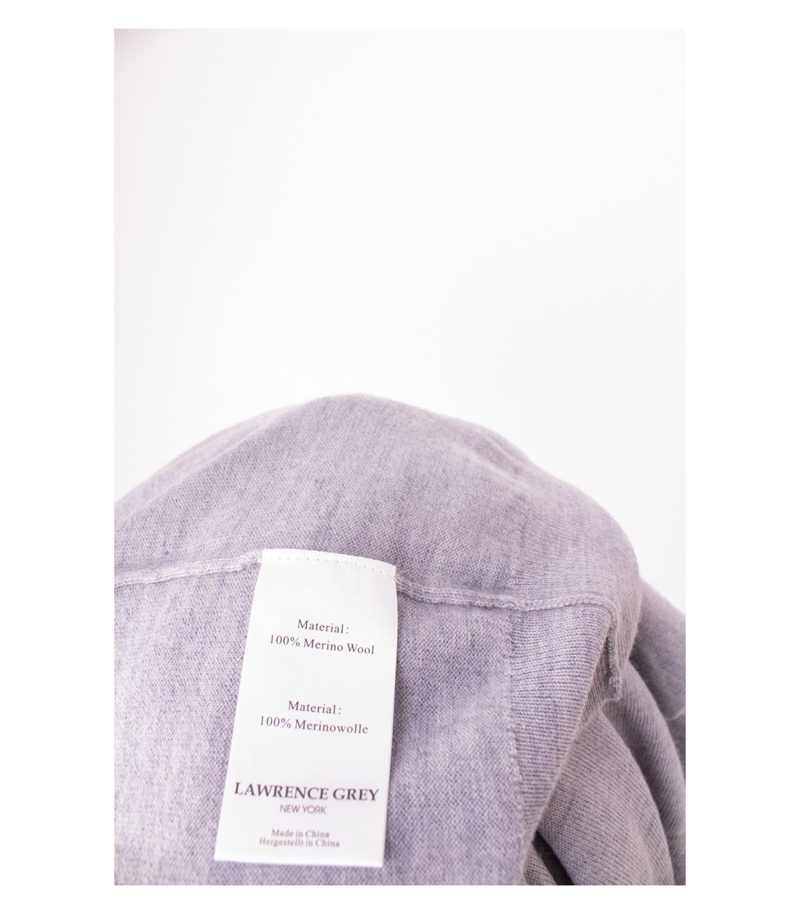 LAWRENCE GREY Herren Pullover Merinowolle Grau-Blau Gr. 4XL Wolle Neu – Foto 4