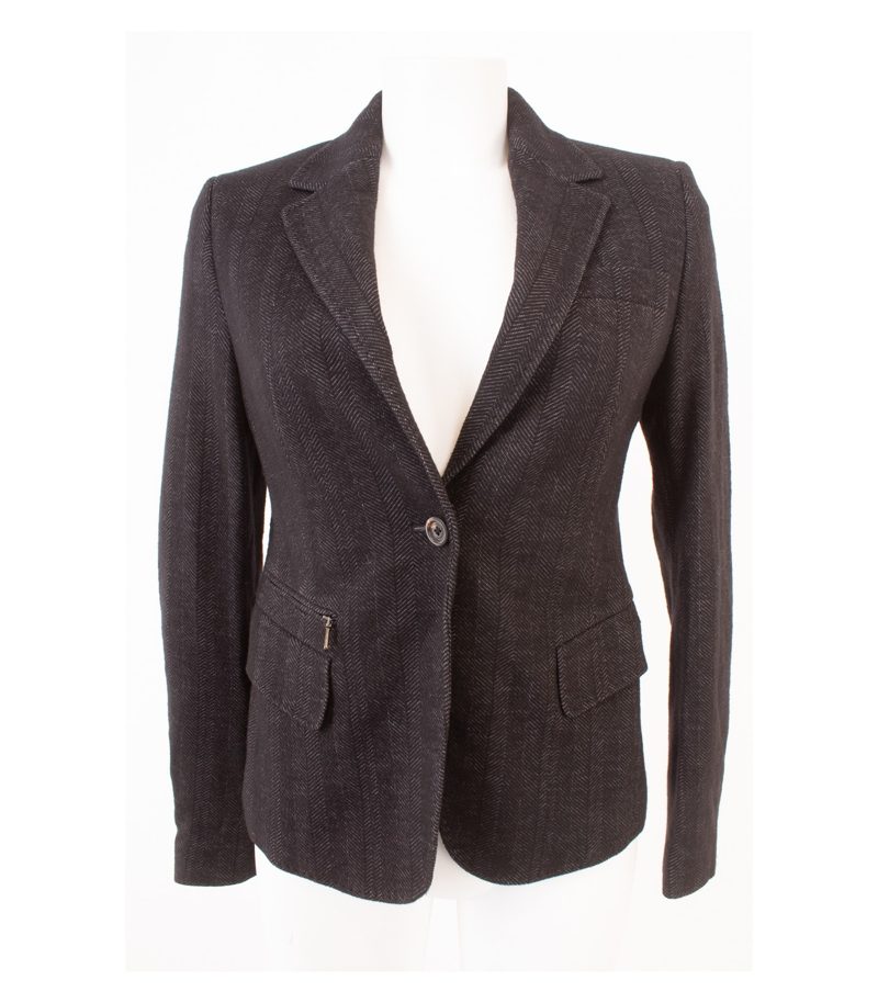STRENESSE Damen Blazer Gr. DE 38 Anthrazitgrau – Foto 1