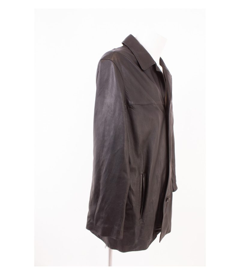 strellson Herren Lederjacke Gr. 52 Schwarz Leder – Foto 2
