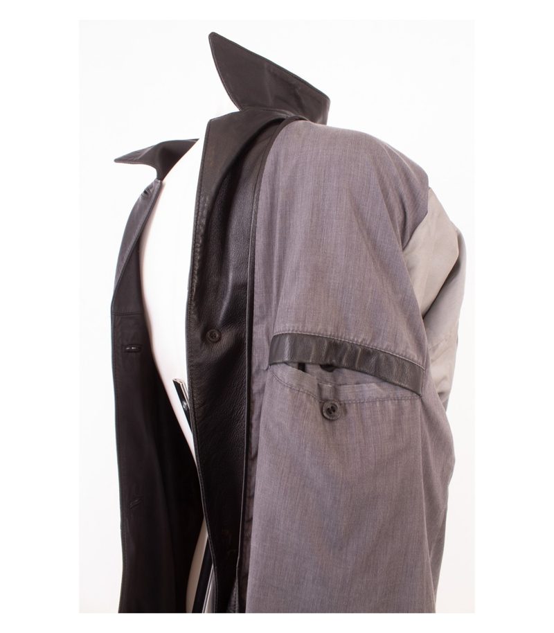 strellson Herren Lederjacke Gr. 52 Schwarz Leder – Foto 7