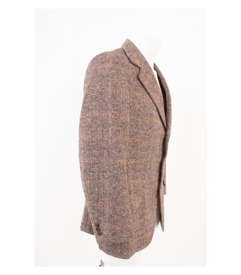 Brioni Herren Sakko Jackett Gr. 26 Mehrfarbig Tweed – Foto 2