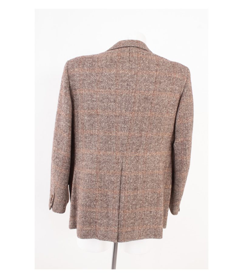 Brioni Herren Sakko Jackett Gr. 26 Mehrfarbig Tweed – Foto 4