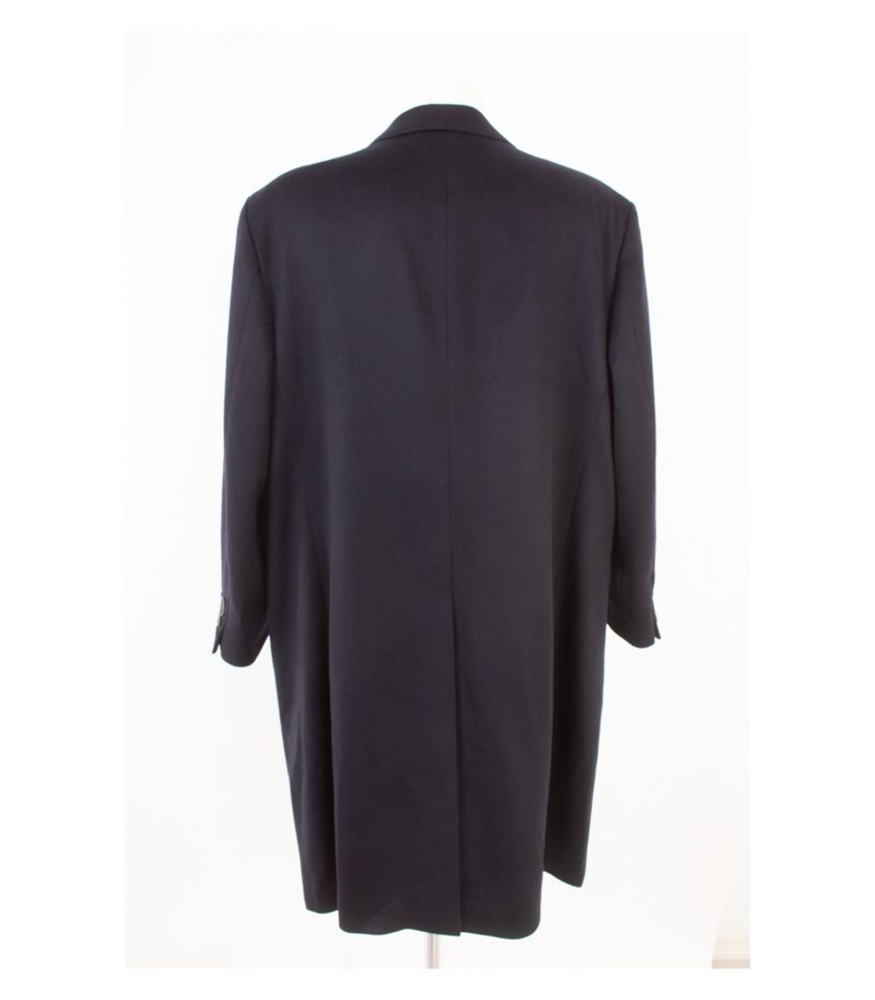 EDUARD DRESSLER Herren Mantel Wollmantel Gr. 28 Reines Blau Kaschmir Cashmere – Foto 4
