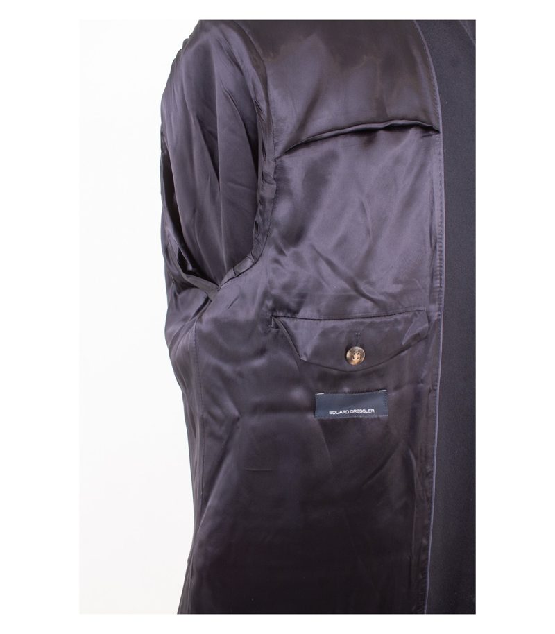 EDUARD DRESSLER Herren Mantel Wollmantel Gr. 28 Reines Blau Kaschmir Cashmere – Foto 9