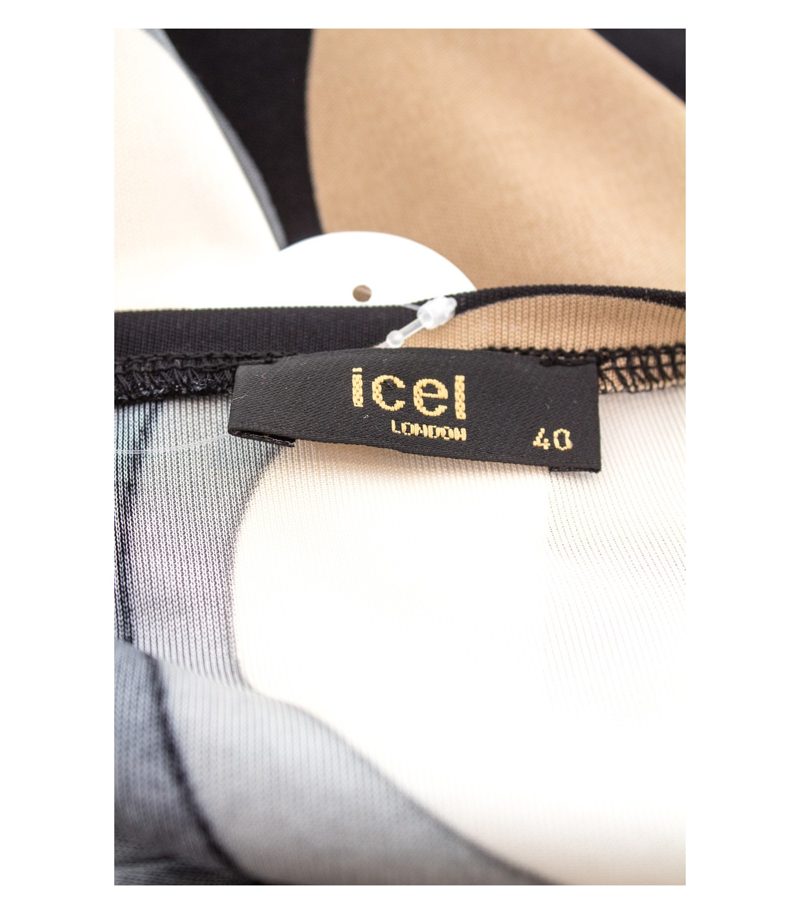 icel London Damen Kleid Gr. D 34 Mehrfarbig – Foto 4