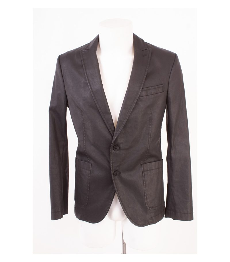 Drykorn for Beautiful People Herren Sakko Jackett Anthrazitgrau Gr. 48 Baumwolle – Foto 1