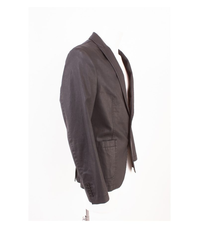 Drykorn for Beautiful People Herren Sakko Jackett Anthrazitgrau Gr. 48 Baumwolle – Foto 2