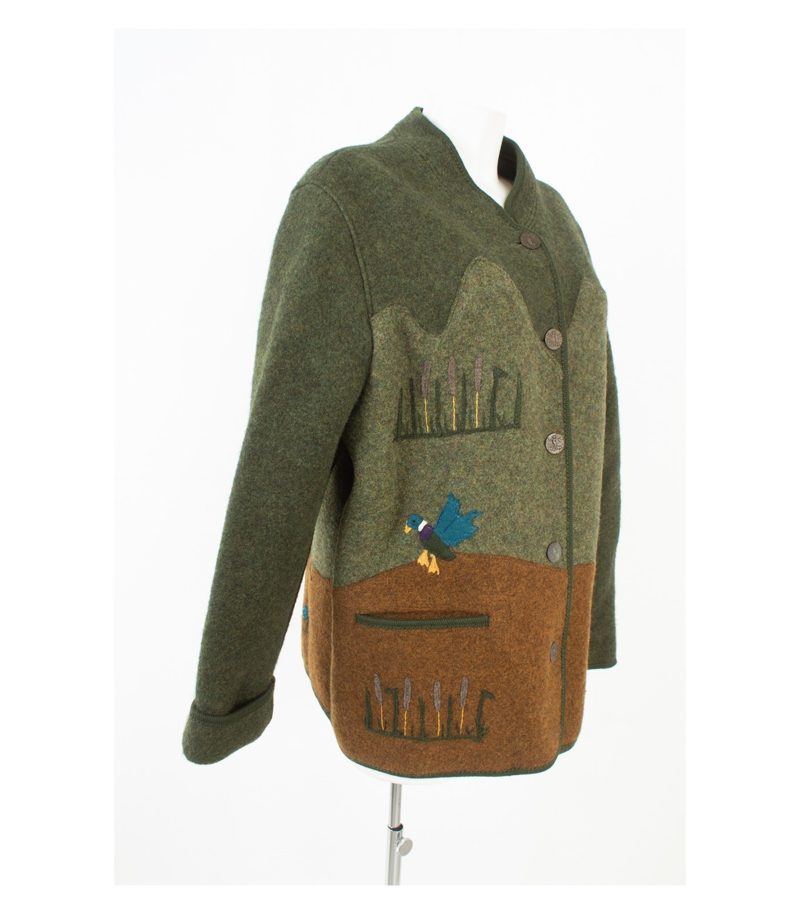 Giesswein Damen Trachtenjacke Janker Wolljacke Gr. DE 48 Reine Mehrfarbig Wolle – Foto 2