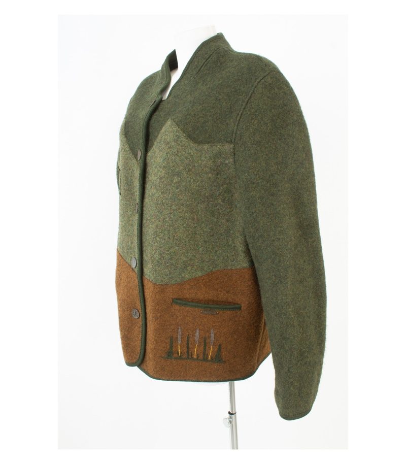 Giesswein Damen Trachtenjacke Janker Wolljacke Gr. DE 48 Reine Mehrfarbig Wolle – Foto 3