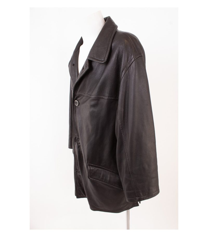ULI KNECHT Herren Lederjacke Gr. XXL Schwarz Leder – Foto 3