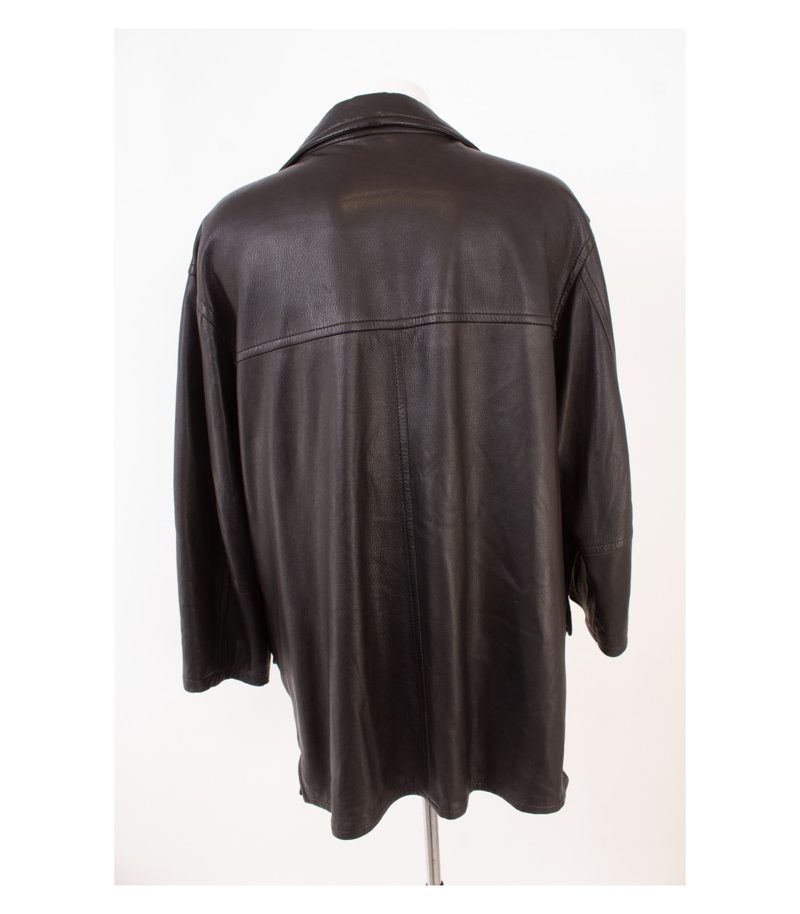 ULI KNECHT Herren Lederjacke Gr. XXL Schwarz Leder – Foto 4