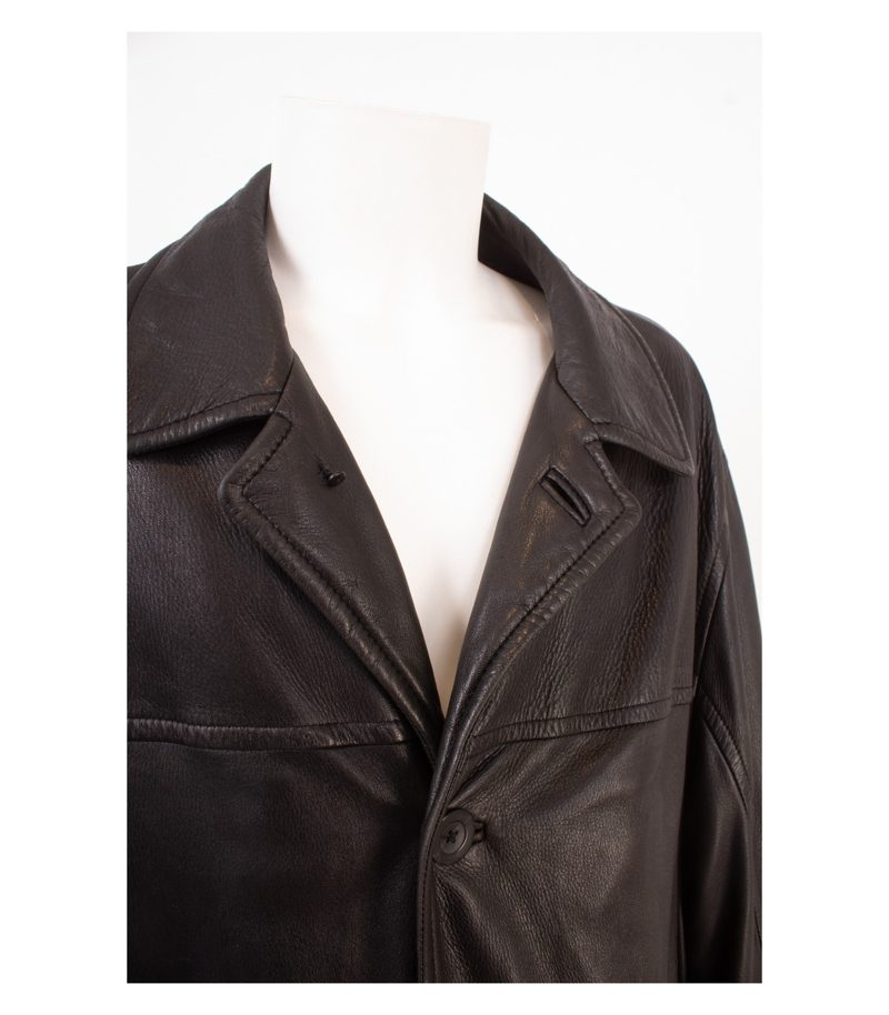 ULI KNECHT Herren Lederjacke Gr. XXL Schwarz Leder – Foto 5