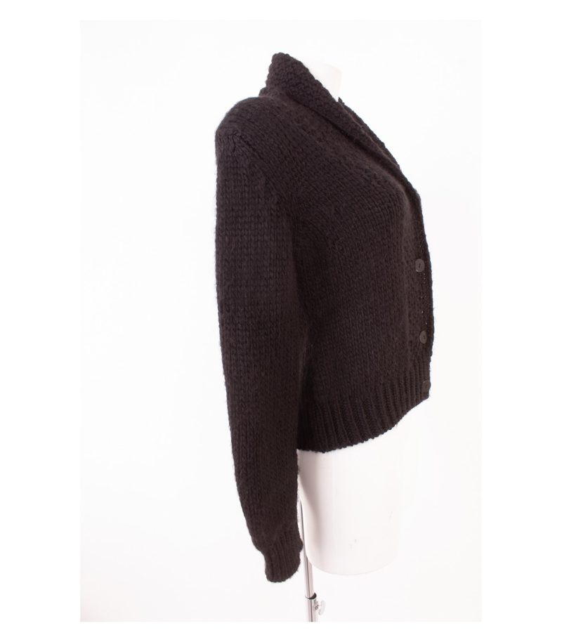 NORTHLAND Damen Strickjacke Pullover (Merinowolle) Gr. M Schwarz – Foto 2