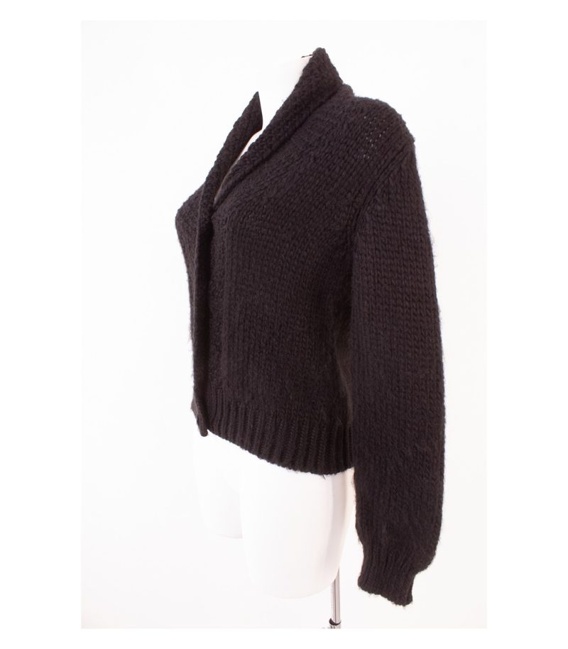 NORTHLAND Damen Strickjacke Pullover (Merinowolle) Gr. M Schwarz – Foto 3
