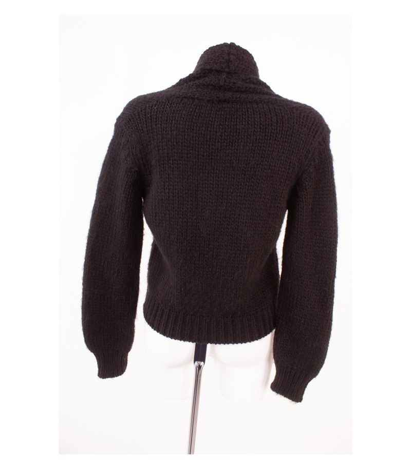 NORTHLAND Damen Strickjacke Pullover (Merinowolle) Gr. M Schwarz – Foto 4