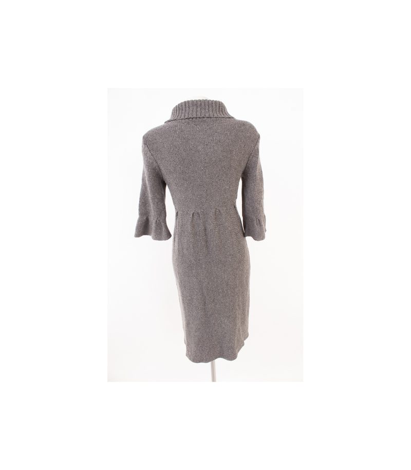 ALLUDE Damen Strickjacke Strickmantel Cardigan Gr.M Grau Wolle Kaschmir Cashmere – Foto 4