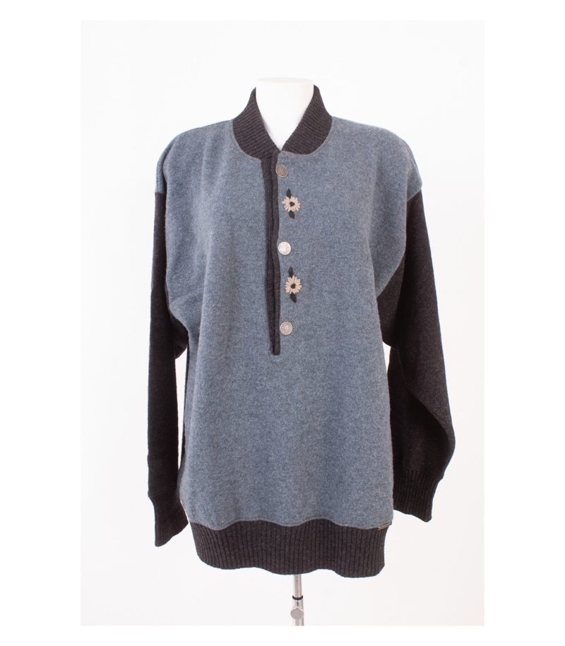 Giesswein Herren Trachten Pullover Gr. 56 Reine Mehrfarbig Wolle – Foto 1