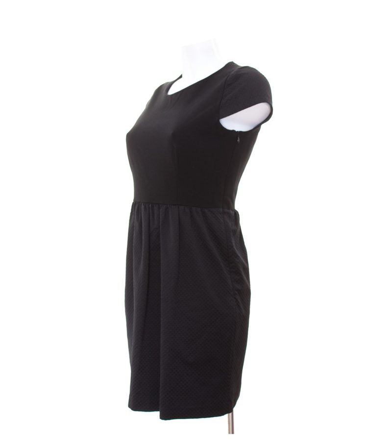 COMPTOIR DES COTONNIERS Kleid Baumwolle Schwarz Gr. FR 38 DE 36 Tulpenkleid – Foto 2