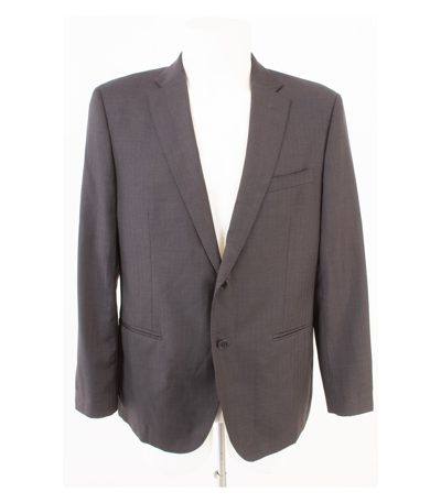 BOGGI MILANO Herren Sakko Jackett Gr. 52 Super 120´S Grau Wolle