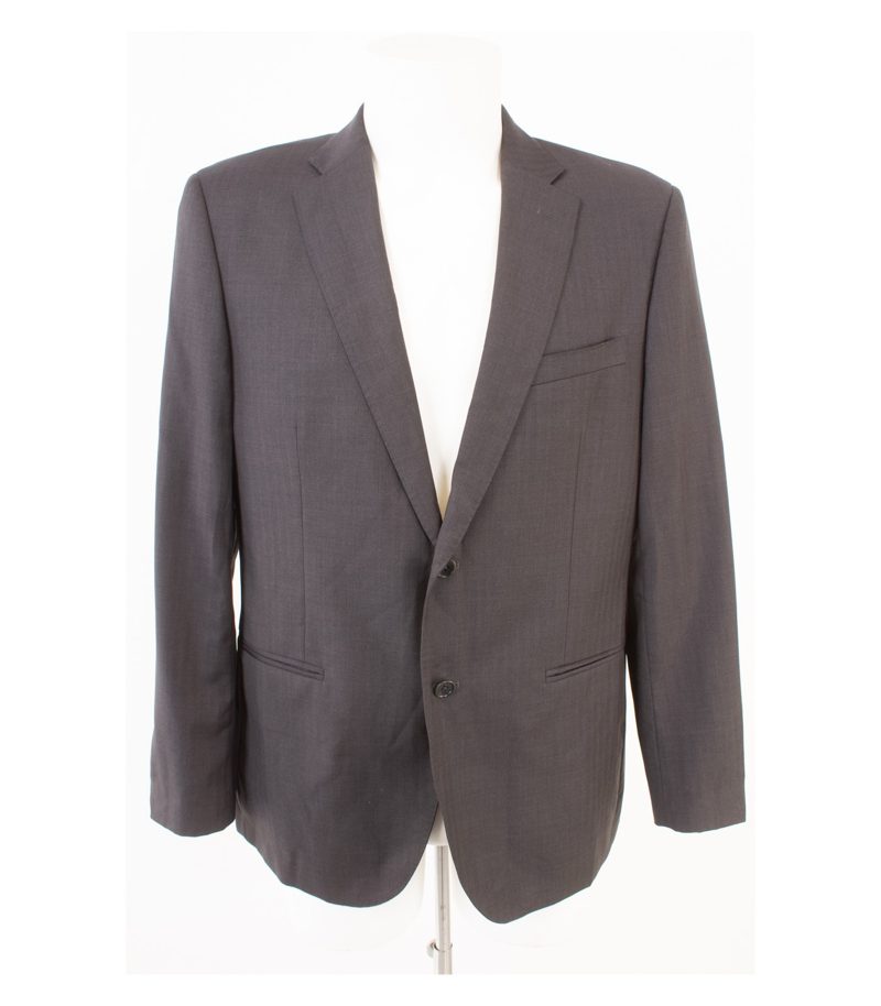 BOGGI MILANO Herren Sakko Jackett Gr. 52 Super 120´S Grau Wolle – Foto 1