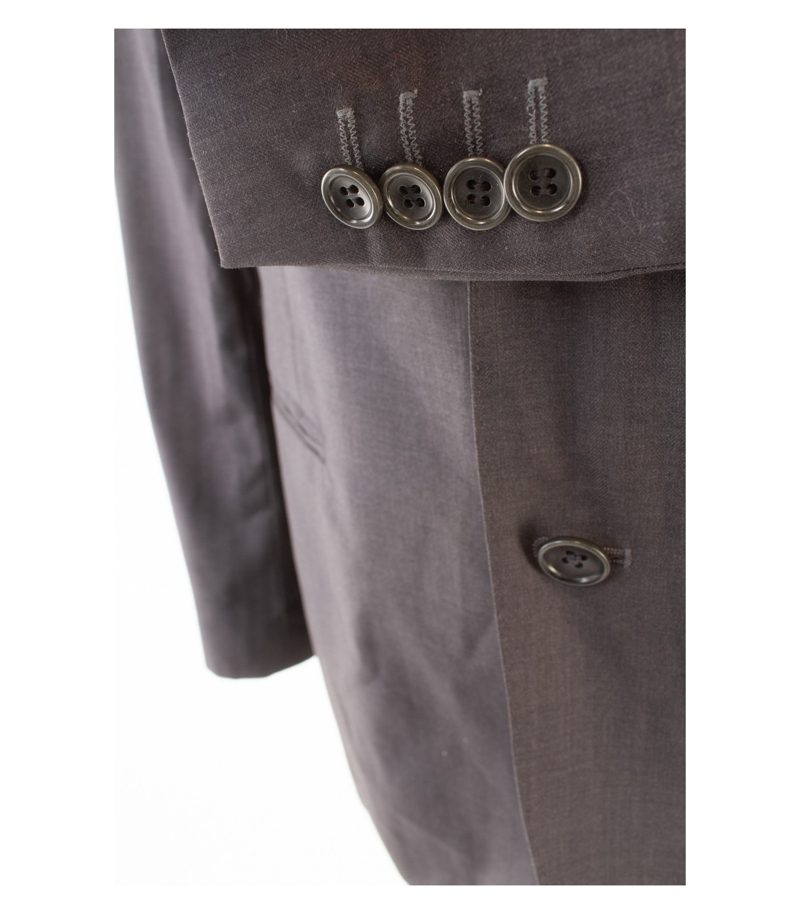 BOGGI MILANO Herren Sakko Jackett Gr. 52 Super 120´S Grau Wolle – Foto 3