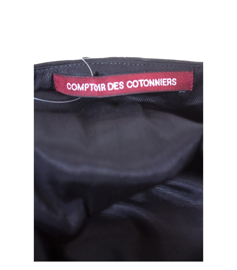 COMPTOIR DES COTONNIERS Kleid Baumwolle Schwarz Gr. FR 38 DE 36 Tulpenkleid – Foto 4
