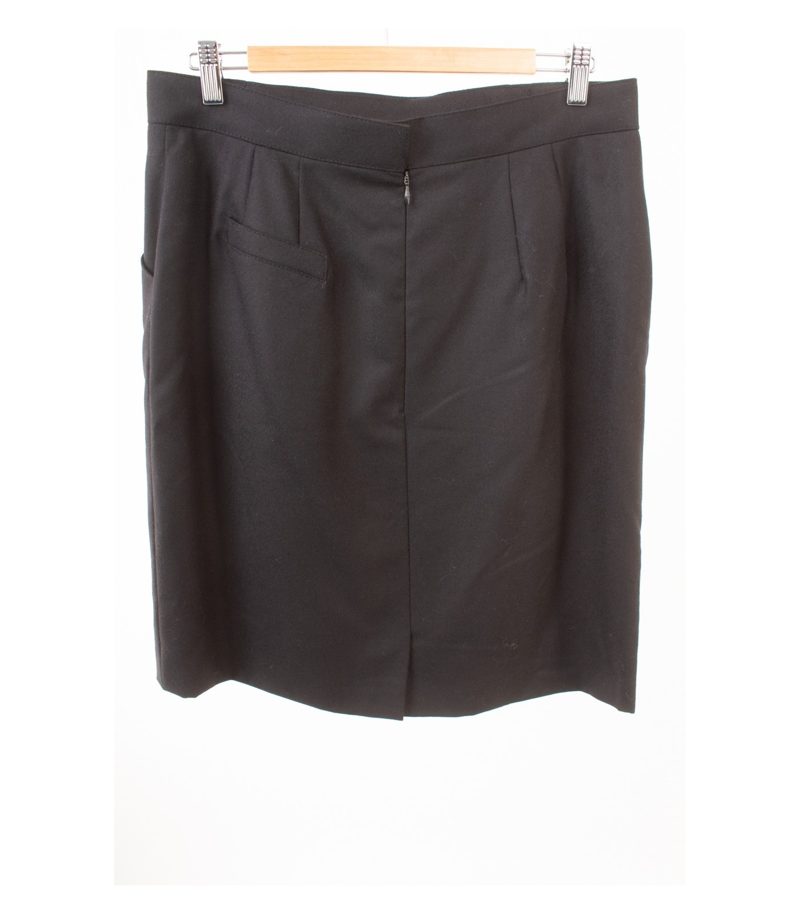 Käte Berow by Cerruti 1881 Damen Rock Wollrock Gr. XL Schwarz – Foto 2
