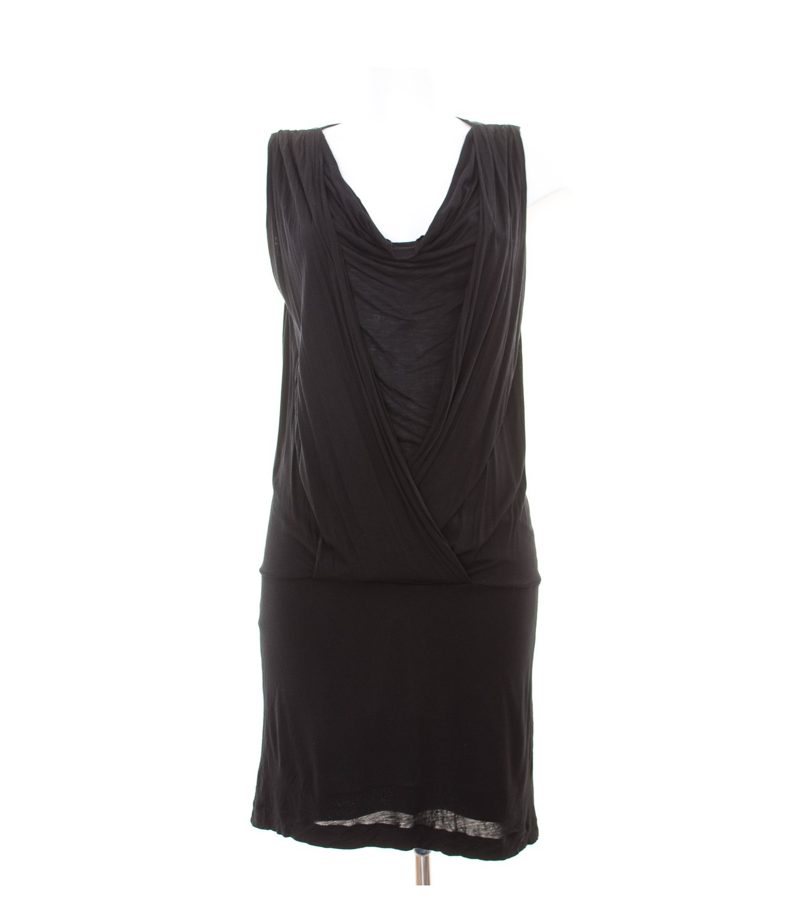 Massimo Dutti Damen Kleid Shirtkleid Gr. S Schwarz – Foto 1