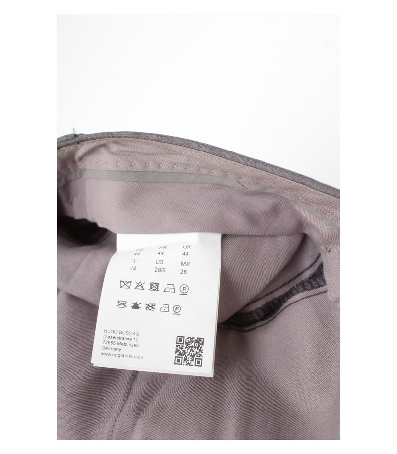 HUGO BOSS Herren Business-Hose Anzughose Wollhose Gibson cyl Gr. 44 Grau – Foto 3