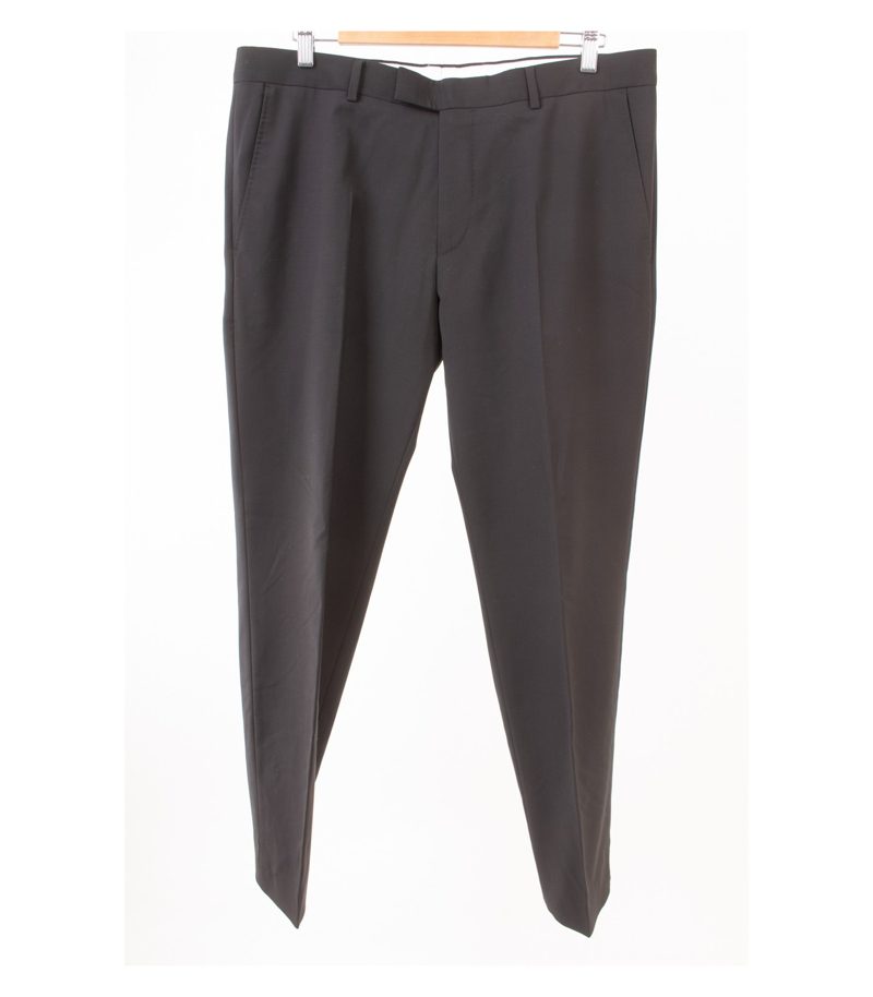 WINDSOR Herren Business-Hose Anzughose Wollhose WA722-WH710 Gr. 50 Schwarz Wolle – Foto 1