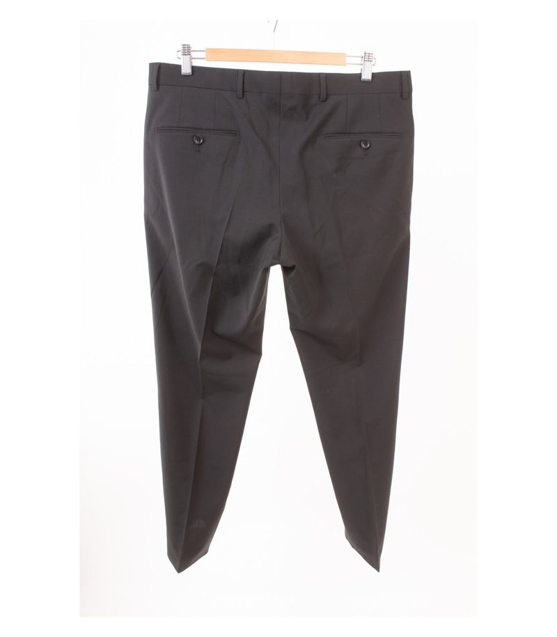 WINDSOR Herren Business-Hose Anzughose Wollhose WA722-WH710 Gr. 50 Schwarz Wolle – Foto 2