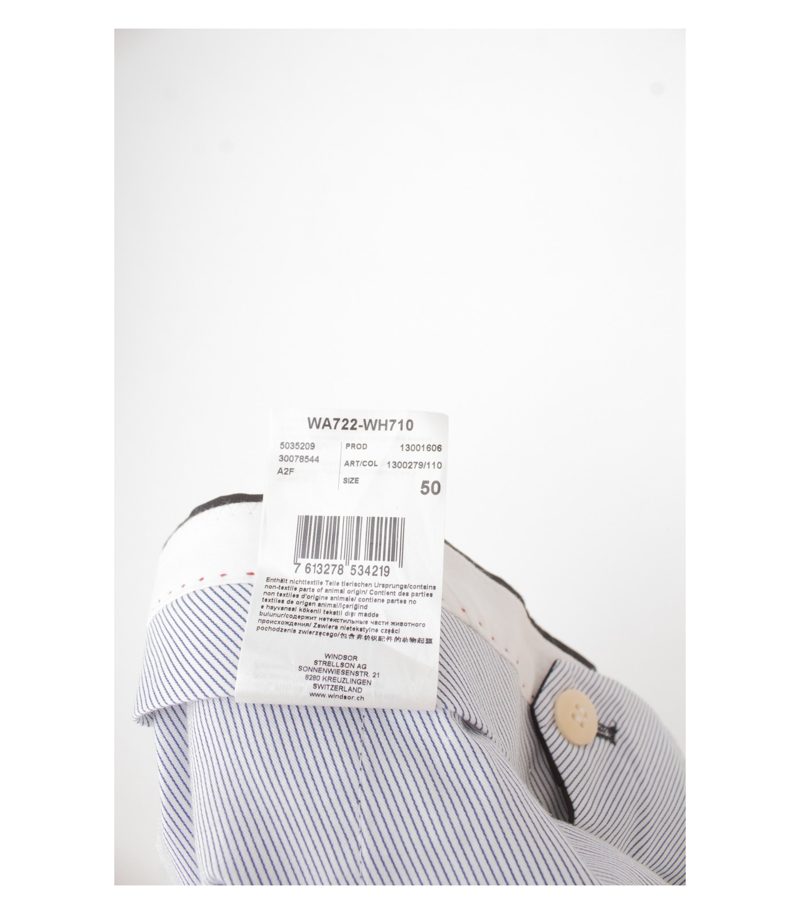 WINDSOR Herren Business-Hose Anzughose Wollhose WA722-WH710 Gr. 50 Schwarz Wolle – Foto 3