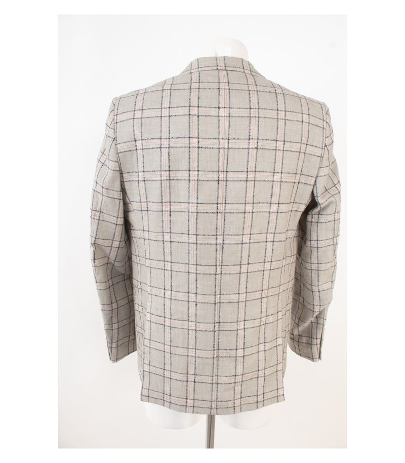Irish Guy Herren Sakko Jackett Gr. 50 Slim-Fit Mehrfarbig Baumwolle Leinen Neu – Foto 4