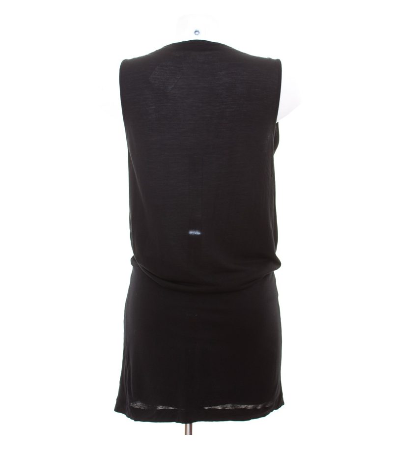 Massimo Dutti Damen Kleid Shirtkleid Gr. S Schwarz – Foto 3