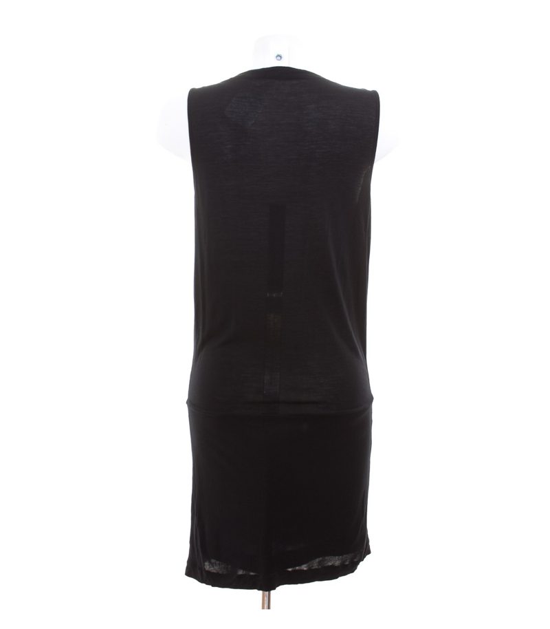 Massimo Dutti Damen Kleid Shirtkleid Gr. S Schwarz – Foto 4