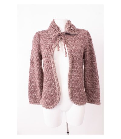 ESCADA Damen Strickjacke Pullover Gr. DE 38 Mehrfarbig Mohair Wolle