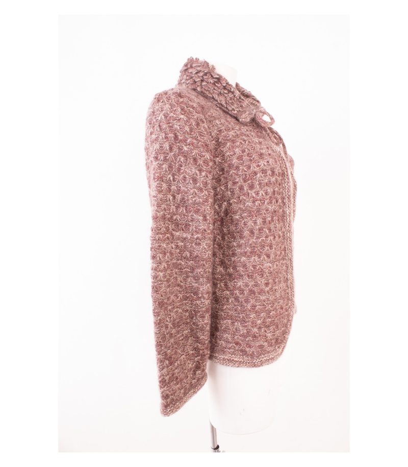 ESCADA Damen Strickjacke Pullover Gr. DE 38 Mehrfarbig Mohair Wolle – Foto 2