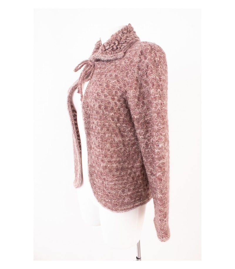 ESCADA Damen Strickjacke Pullover Gr. DE 38 Mehrfarbig Mohair Wolle – Foto 3