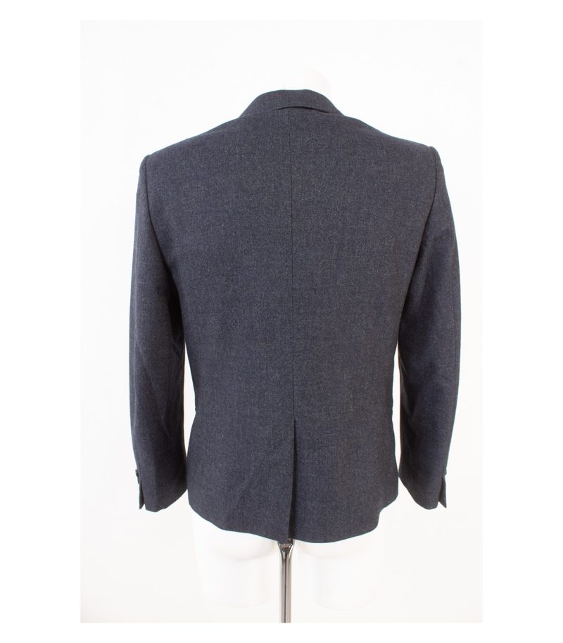 Tonello Herren Sakko Jackett Gr. 48 Modell 01AD21BY Blau-Grau Baumwolle Wolle – Foto 4