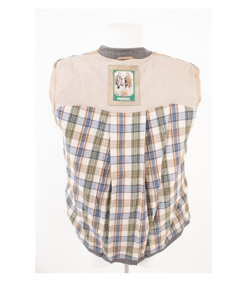 MEINDL Herren Jacke Trachtenjacke Janker Gr. 48 Grau Leinen – Foto 7