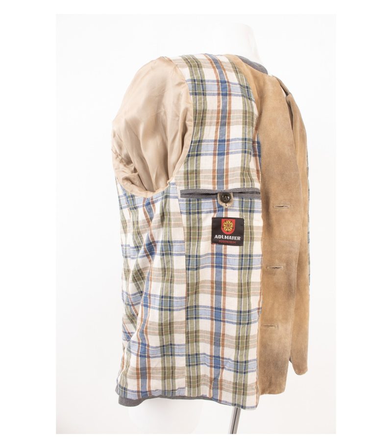 MEINDL Herren Jacke Trachtenjacke Janker Gr. 48 Grau Leinen – Foto 9