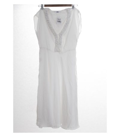 pierre cardin Damen Kleid Gr. DE 36 Weiß Satin