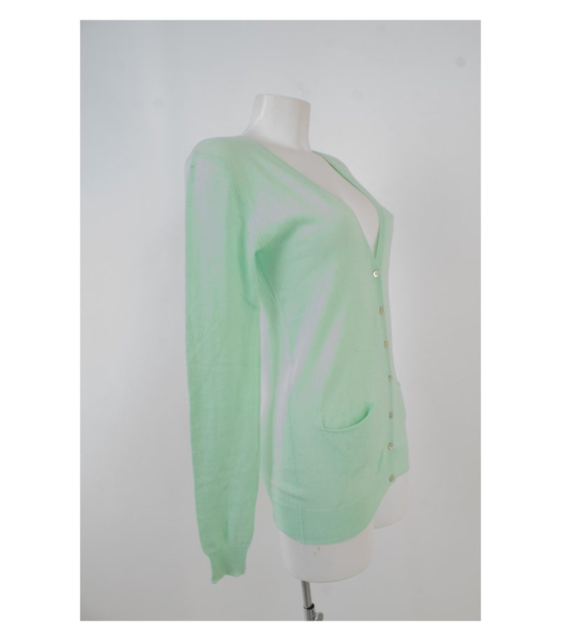 DEAR CASHMERE Damen Strickjacke Pullover Gr. M Baumwolle Kaschmir – Foto 2
