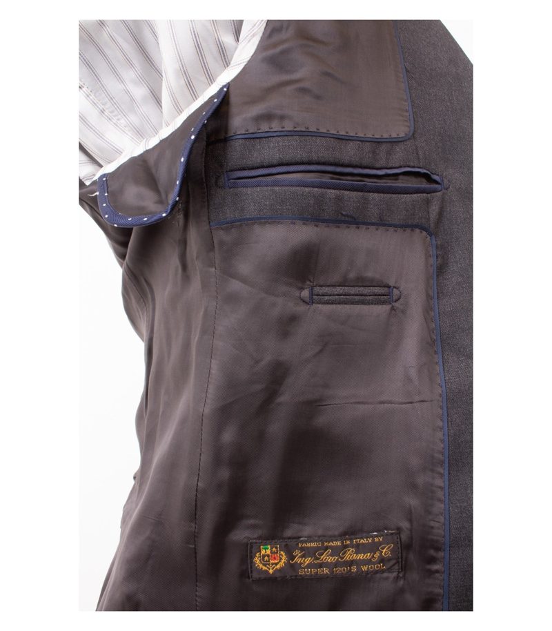HACKETT LONDON LORO PIANA Herren Sakko Jackett Gr. 48 R Super 120´S Wolle – Foto 7