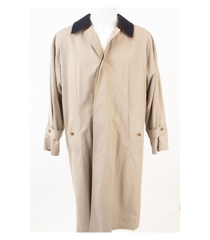 Thomas Burberry Herrn Herren Mantel Trenchcoat Gr. S Baumwolle Wolle – Foto 1